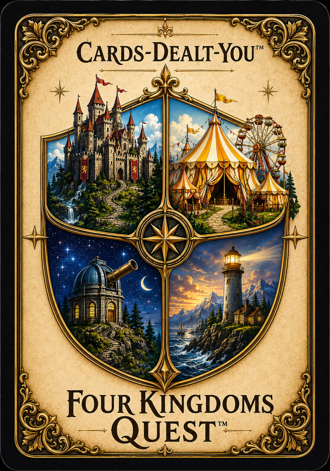 Cards-Dealt-You™ Poster 24" x 36"